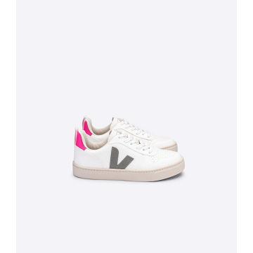 Veja V-10 CWL Tenisky Detske White/Grey/Purple | SK 848VRW